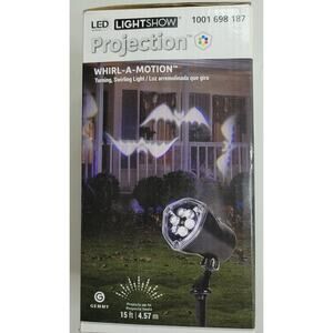 Gemmy ~ LightShow LED Projection ~ BATS ~ Whirl-a-Motion + Strobe ~ Up to 15ft